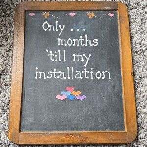 Fraternal/ Job's Daughters Installation Countdown Chalkboard